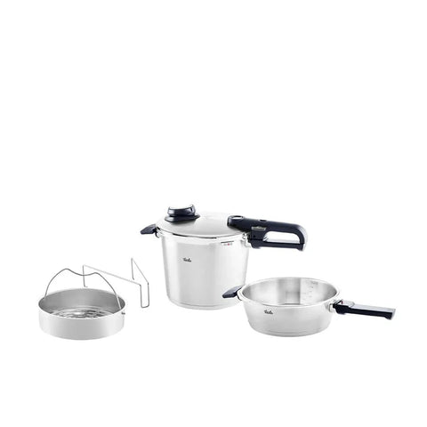 Vitavit Premium Pressure Cooker plus Pressure Skillet with Perforated Insert