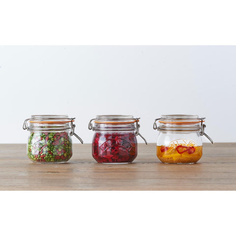 Round Clip Top Jar 500ml