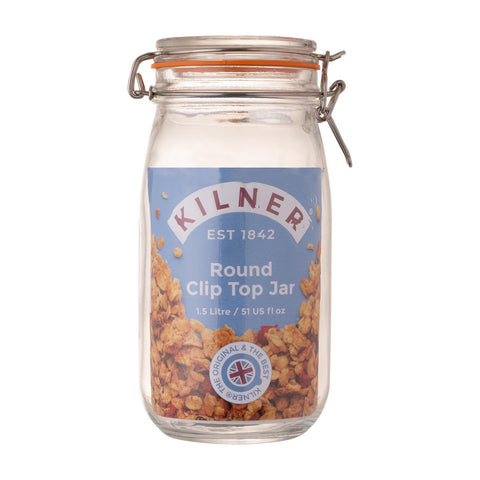 Round Clip Top Jar 1.5 Litre