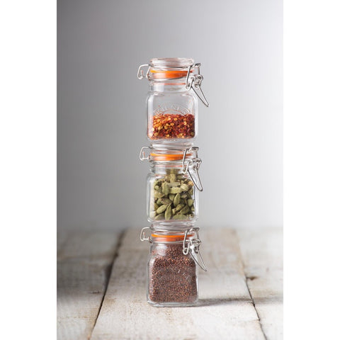 Square Clip Top Jar 70ml