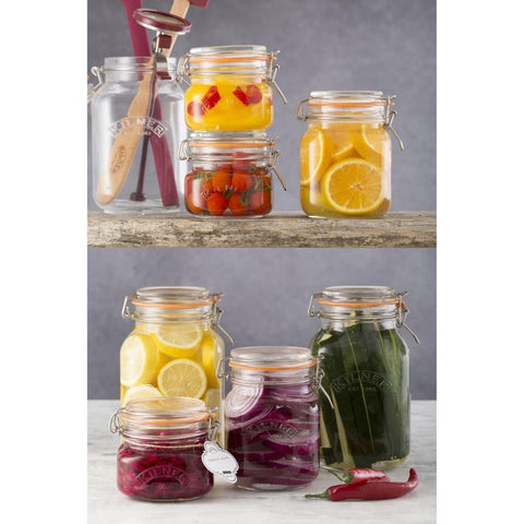 Square Clip Top Jar.