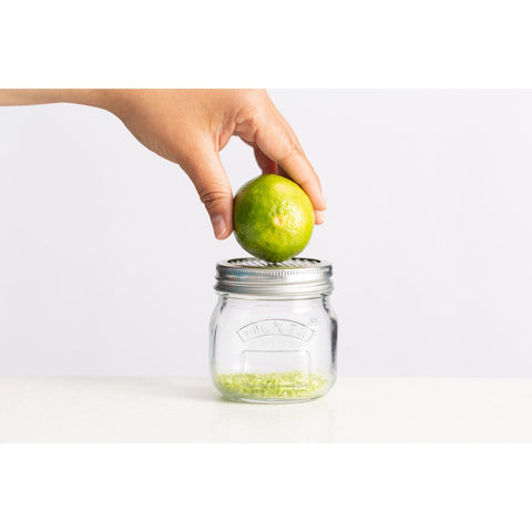 Storage Jar with Fine Grater Lid