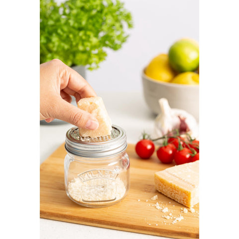 Storage Jar with Fine Grater Lid