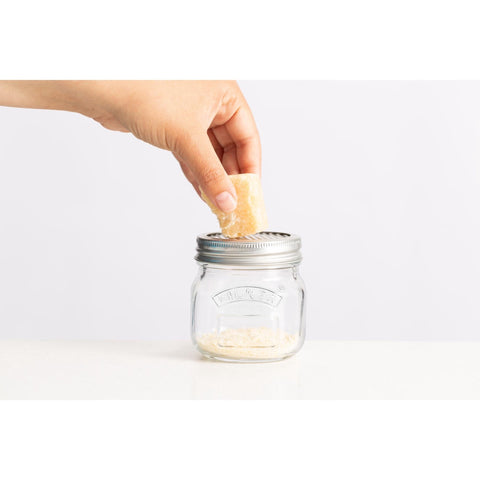 Storage Jar with Fine Grater Lid