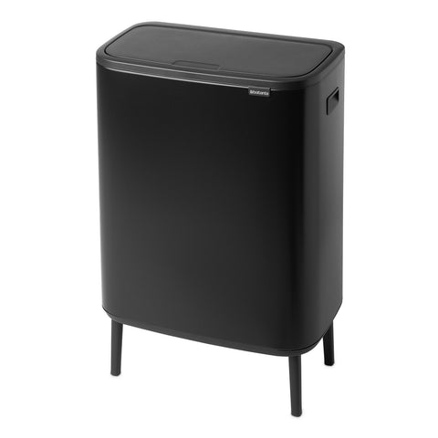 Bo Touch Bin Hi 2 X 30L  -  Matt Black