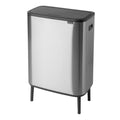 Bo Touch Bin Hi 2 X 30L  - Matt Steel FPP