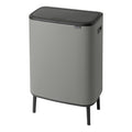 Bo Touch Bin Hi  2 X 30L - Mineral Concrete Grey