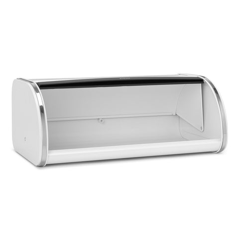 Bread Bin Roll Top Large White