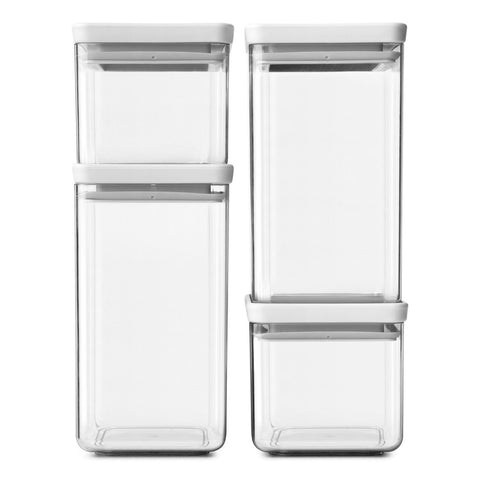Stackable Square Canister Set Of 4
