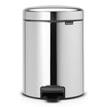 Newicon Pedal Bin, Recycle 2X2L - Brilliant Steel