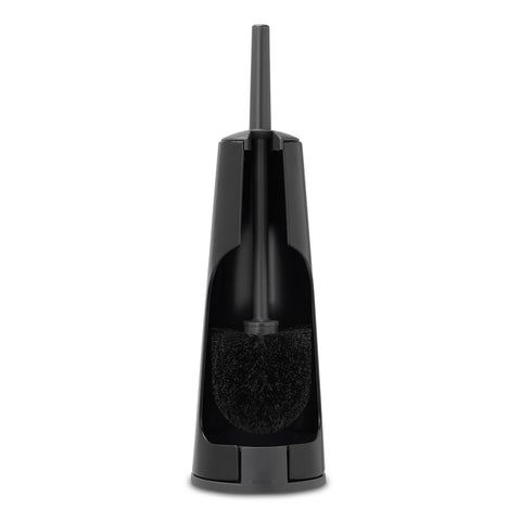 Toilet Brush And Holder - Matt Black