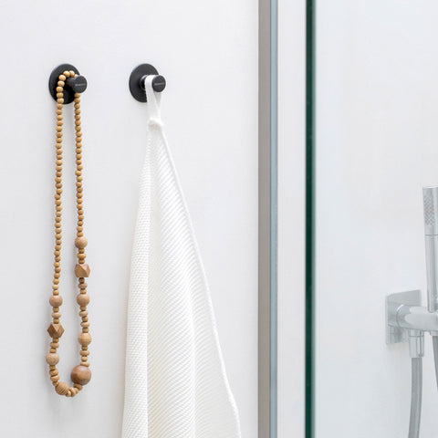 Towel Hook, Set Of 2 Pieces -  Dark Grey