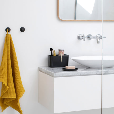 Towel Hook, Set Of 2 Pieces -  Dark Grey