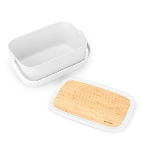 Nic Bread Bin - Light Grey