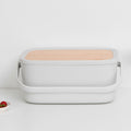 Nic Bread Bin - Light Grey