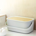 Nic Bread Bin - Light Grey