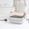 Nic Bread Bin - Light Grey