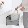 Nic Bread Bin - Light Grey