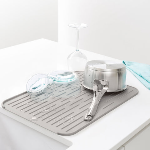 Silicone Dish Rack - Mid Grey