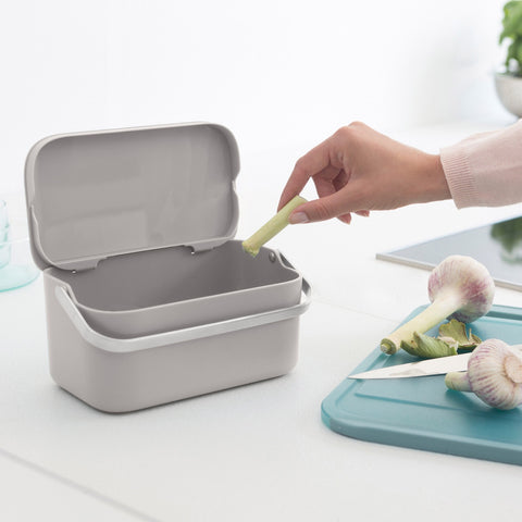Food Waste Caddy - Mid Grey