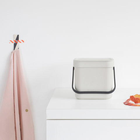 Waste Bin Sort & Go 3L - Light Grey