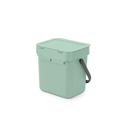 Waste Bin Sort & Go 3L - Jade Green