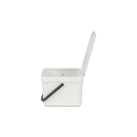 Waste Bin Sort & Go 6L - Light Grey