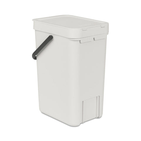 Waste Bin Sort & Go 12L - Light Grey