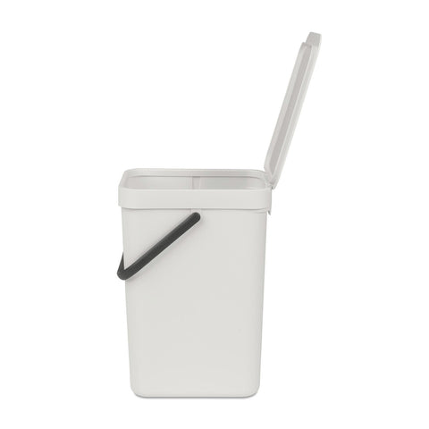 Waste Bin Sort & Go 12L - Light Grey