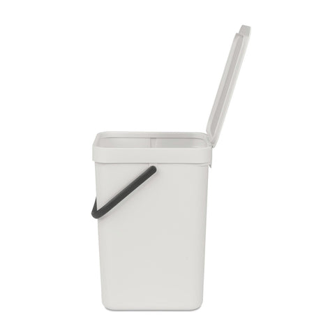 Waste Bin Sort & Go 12L - Light Grey