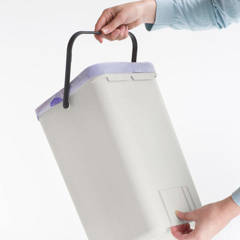 Waste Bin Sort & Go 12L - Light Grey