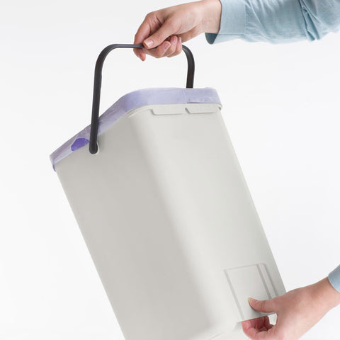 Waste Bin Sort & Go 12L - Light Grey