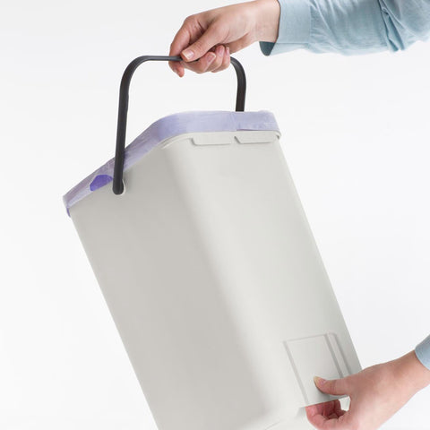 Waste Bin Sort & Go 12L - Light Grey