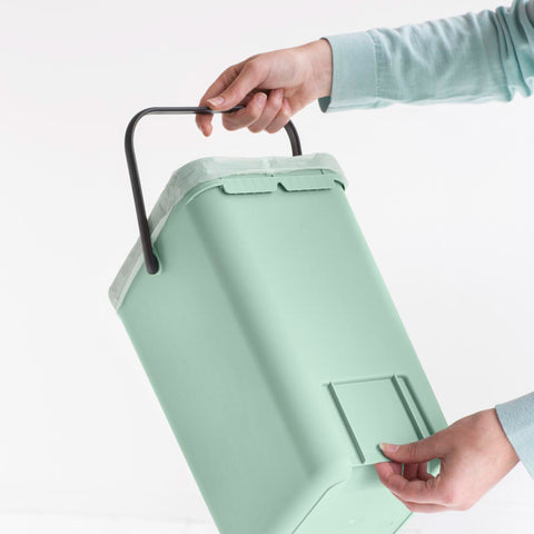 Waste Bin Sort & Go 12L - Jade Green