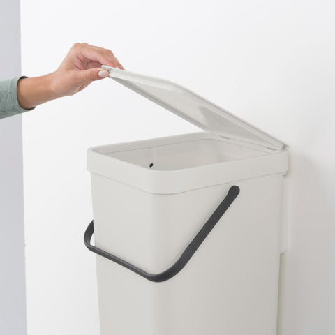 Waste Bin Sort & Go 16L - Light Grey