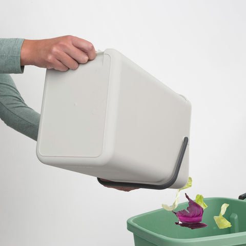 Waste Bin Sort & Go 16L - Light Grey