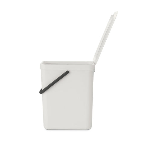 Waste Bin Sort & Go 25L - Light Grey