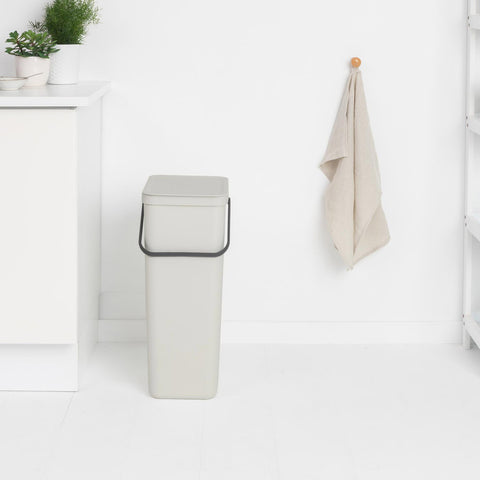 Recycle Bin Sort & Go 40L - Light Grey