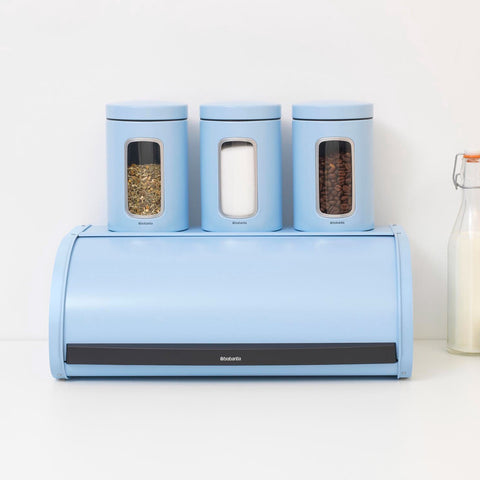 Bread Bin Roll Top Large - Dreamy Blue