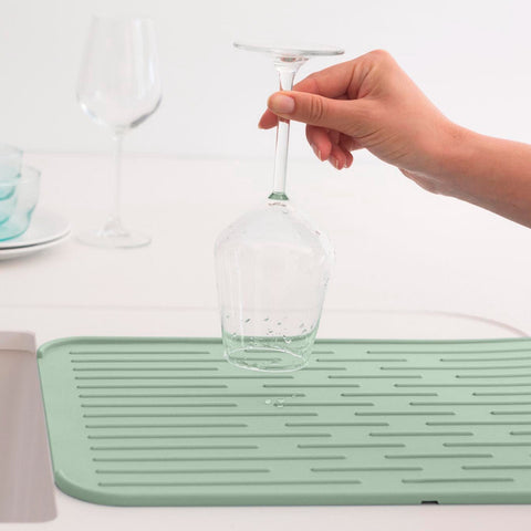 Silicone Dish Drying Rack - Jade Green