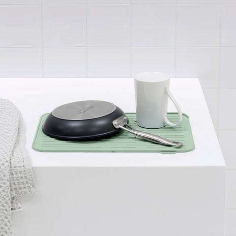 Silicone Dish Drying Rack - Jade Green