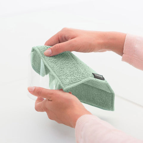 Microfibre Cleaning Pads, Set of 3, 16x22 cm (Dark Grey