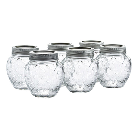 Kilner Strawberry Jar Set/6 400ml