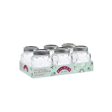 Kilner Strawberry Jar Set/6 400ml