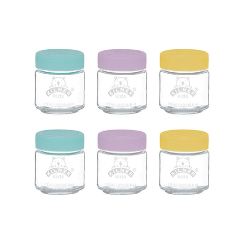 Kilner Kids Glass Jar Set of 6 - 110ml