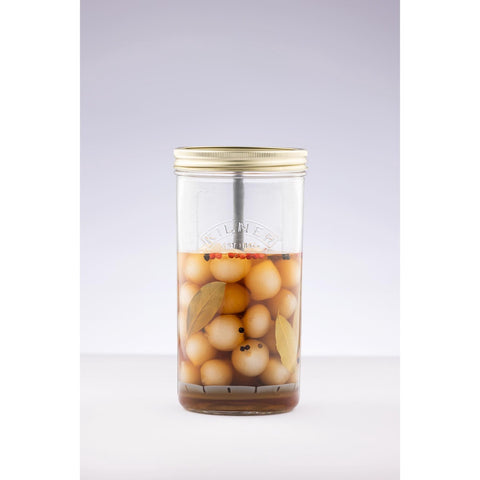 Pickle Glass Jar With Lifter 1 Litre