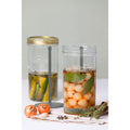 Pickle Glass Jar With Lifter 1 Litre