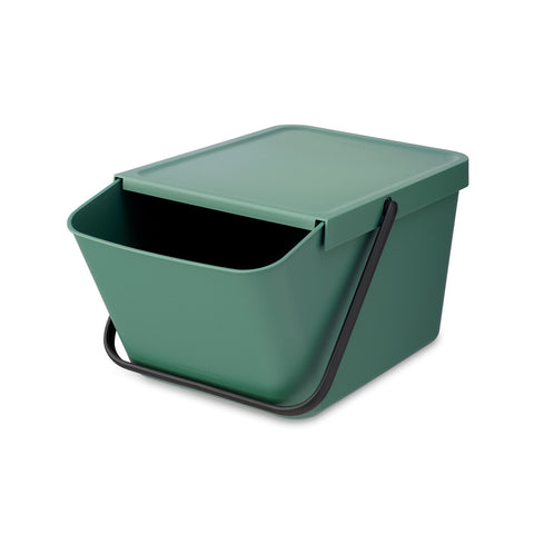 Stackable Bin Sort & Go 20L Fir Green