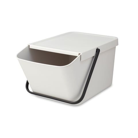 Stackable Bin Sort & Go 20L Light Grey