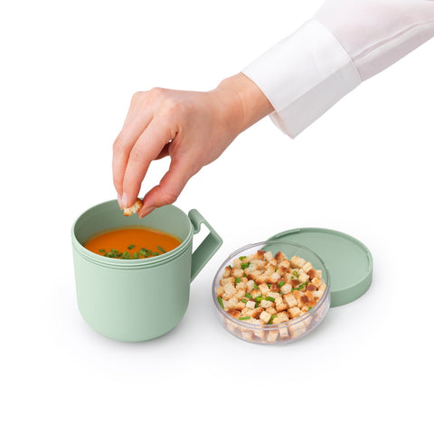Make & Take Soup Mug 0.6L Jade Green